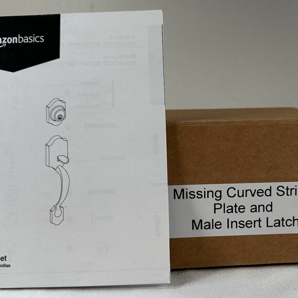 Amazon Basics Single Cylinder Deadbolt Grade-3 Security Door Lock Missing Parts - Picture 11 of 11